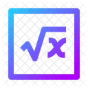 Square Root Square Icon