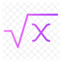 Square Root Formula Mathematical Icon