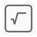 Square Root Math Icon