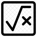 Square Root Icon