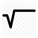 Square Root Mathematics Maths Icon