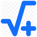 Math Symbols Square Root Algebra Icon