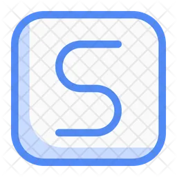 Square s letter  Icon