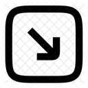 Square Se Arrow Icon