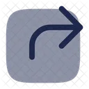Square Share Line Web Icon Message Icon Icon