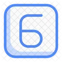 Square Six 5 6 Icon