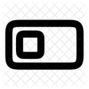 Square Slider Left Icon
