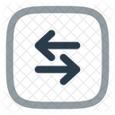 Square Sort Horizontal  Symbol