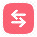 Square Sort Horizontal  Icon