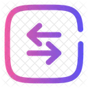 Square Sort Horizontal Order Arrow Icon
