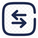 Square Sort Horizontal Order Arrow Icon