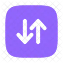 Square Sort Vertical  Icon