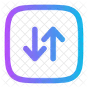 Square Sort Vertical Order Arrow Icon