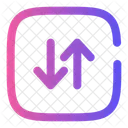 Square Sort Vertical Order Arrow Icon