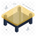 Square Table Coffee Table Tabletop Icon