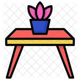 Square Table  Icon