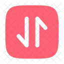 Square Transfer Vertical  Icon