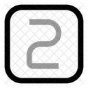 Square Two 2 People Icon