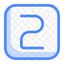 Square Two 2 People Icon