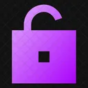 Square Unlock Icon