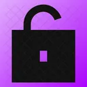 Square Unlock Open Lock Open Padlock Icon