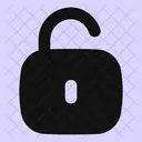 Square Unlock Icon