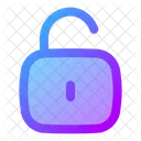 Square Unlock Open Lock Open Padlock Icon