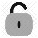 Square Unlock Open Lock Open Padlock Icon