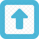 Square Up Direction Icon
