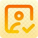 Square User Check  Icon