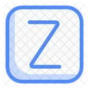 Square Z Letter Letter A Icon