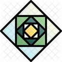 Squares Squares Within Squares Sacred Geometry Icon