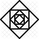 Squares Squares Within Squares Sacred Geometry Icon