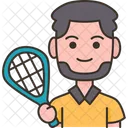 Squash Player  Icon