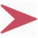 Squashed Arrow  Icon