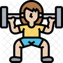 Squat Barbell Squat Barbell Icon