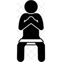 Squatting  Icon
