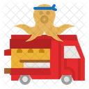 Squeeze Truck Squeeze Delivery Icon