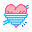 Squeezed Heart  Icon