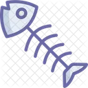Poisson Squelette De Poisson Nourriture Icon