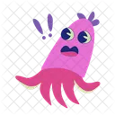 Squid Animal Seafood Icon