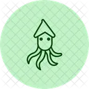 Squid Ocean Marine Icon