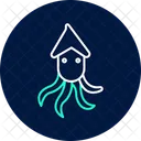 Squid Ocean Marine Icon