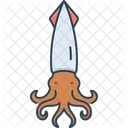 Squid Calamari Calamary Icon
