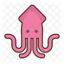 Squid Deep Squid Octopus Icon