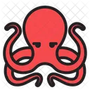 Squid Octopus Wildlife Icon