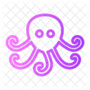 Squid Tentacles Animals Icon