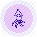 Squid Ocean Marine Icon