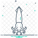 Squid Calamari Calamary Icon