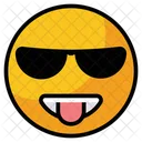 Squinting Emoji Face Icon